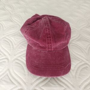 Vintage Style Burgundy Cap
